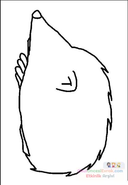 Kirpi Hayvanlar Boyama (158)