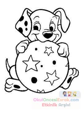 Köpek Hayvanlar Boyama (43)