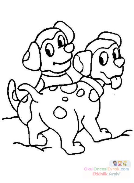 Köpek Hayvanlar Boyama (54)