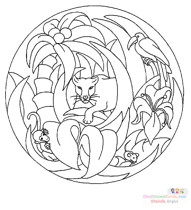 mandala çalişması