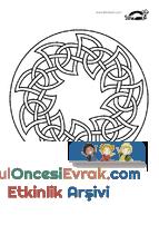 mandala çalişması