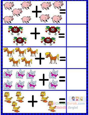 Renkli Toplama Çıkarma (28)