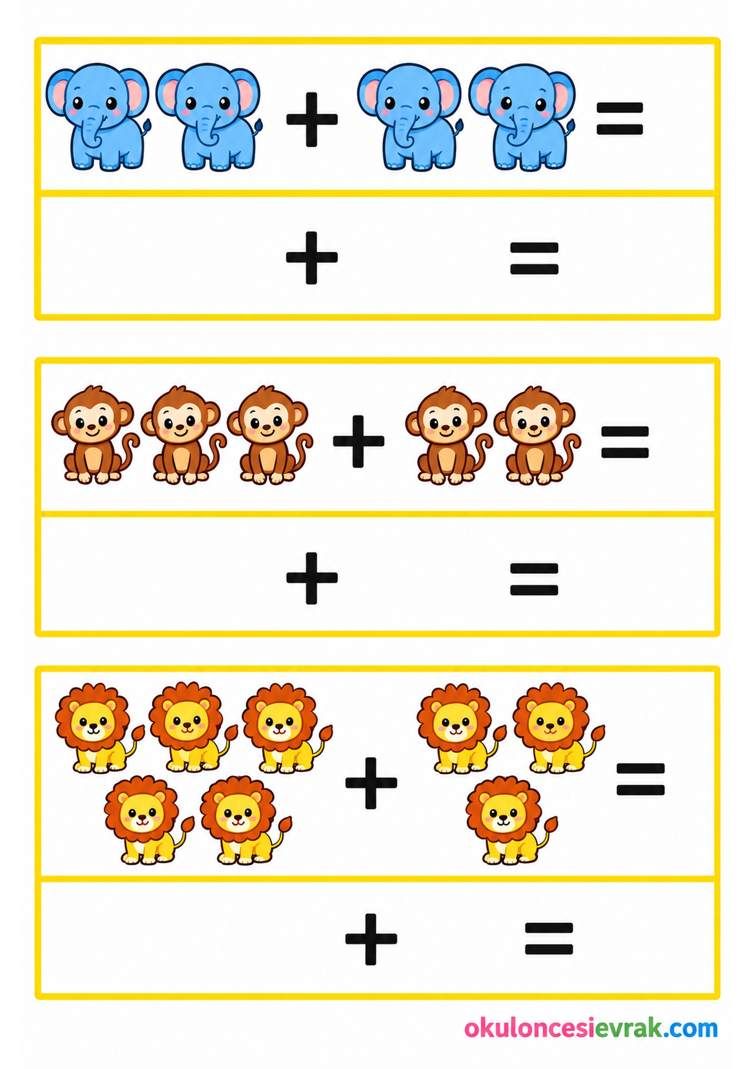 Renkli Toplama Kavram (6)