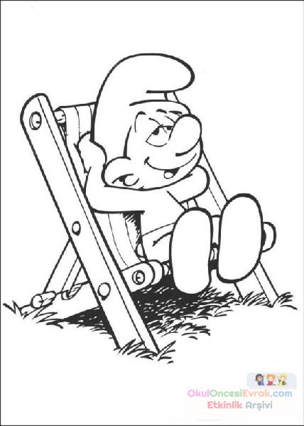 Şirinler Boyama  (14)
