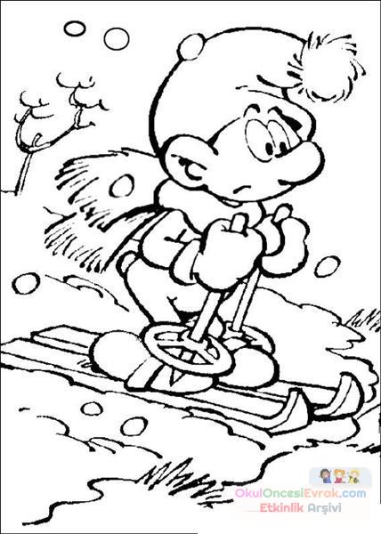 Şirinler Boyama  (2)