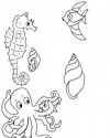 Balık Hayvanlar Deniz Canlıları Boyama (33)