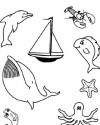 Balık Hayvanlar Deniz Canlıları Boyama (61)