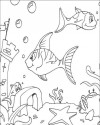 Balık Hayvanlar Deniz Canlıları Boyama (62)