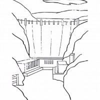 çocuklar-için-Baraj-yapılar-binalar-boyama-sayfası-1