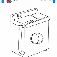 çocuklar-için-Çamaşır-Makinesi-eşyalar-boyama-sayfası-3