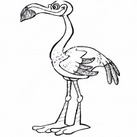 çocuklar-için-hayvan-hayvan-Flamingo-boyama-sayfası-9