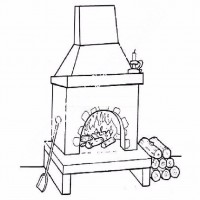 çocuklar-için-Şömine-eşyalar-boyama-sayfası-4