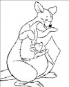 Kanguru Hayvanlar Boyama  (3)