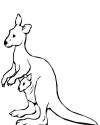 Kanguru Hayvanlar Boyama  (7)