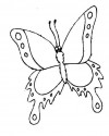 Kelebek Hayvanlar Boyama (42)