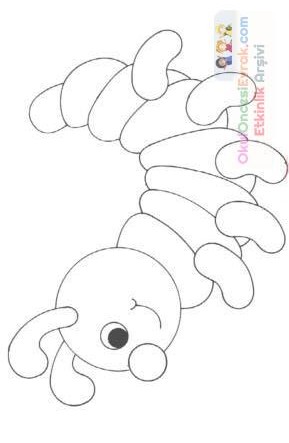 Tırtıl Hayvanlar Boyama (120)