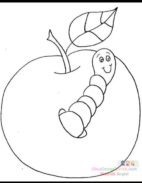 Tırtıl Hayvanlar Boyama (124)