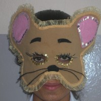 maske ,gelişim dosyası süslemesi,  (22)