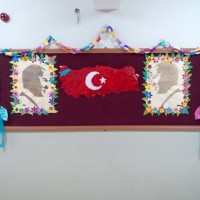 kağit işleri,sınıf süsü ,gelişim raporu ,atatürk haftası (2211)