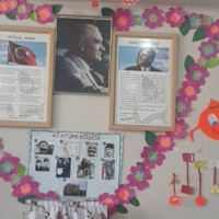 kağit işleri,sınıf süsü ,gelişim raporu ,atatürk haftası (253)