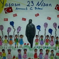 sanat etkınliği ,okuma yazmaçalişması 23 nisan çalişması ,kutlu doğum artık materyal çalişması  (2451)