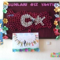 sanat etkınliği ,okuma yazmaçalişması 23 nisan çalişması ,kutlu doğum artık materyal çalişması  (2703)