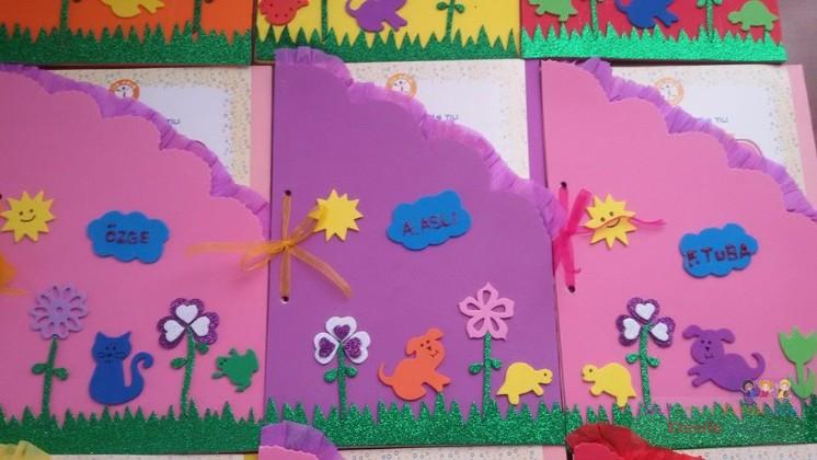 gelişim dosyası süslemesi, kagit işleri ,duvar süsü  (39)