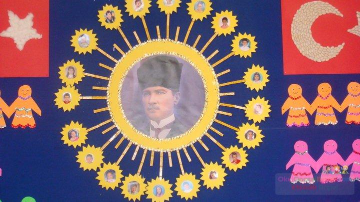 kagit işleri ,artık materyal ,sınıf süsü(516)