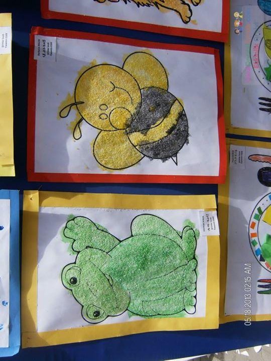 Kağıt katlama buruşturma, yuvarlama, sulu boya  (140)