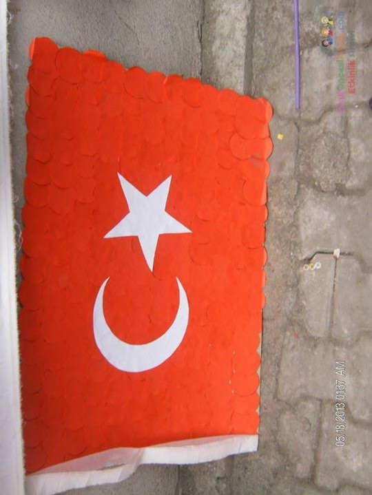 Kağıt katlama buruşturma, yuvarlama, sulu boya  (150)