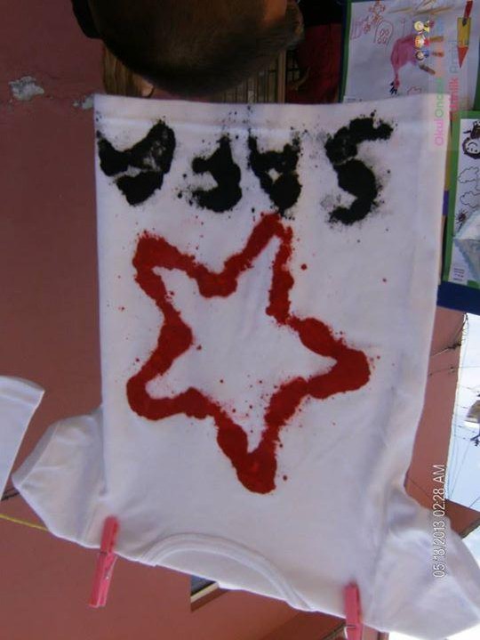 Kağıt katlama buruşturma, yuvarlama, sulu boya  (314)