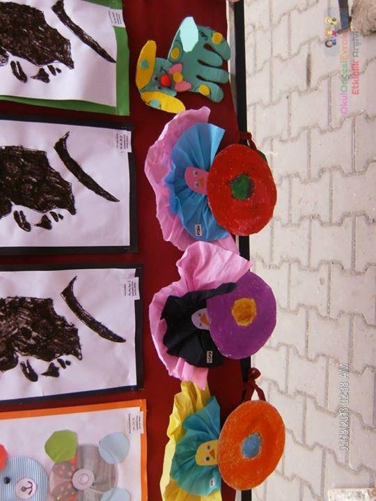 Kağıt katlama buruşturma, yuvarlama, sulu boya  (385)