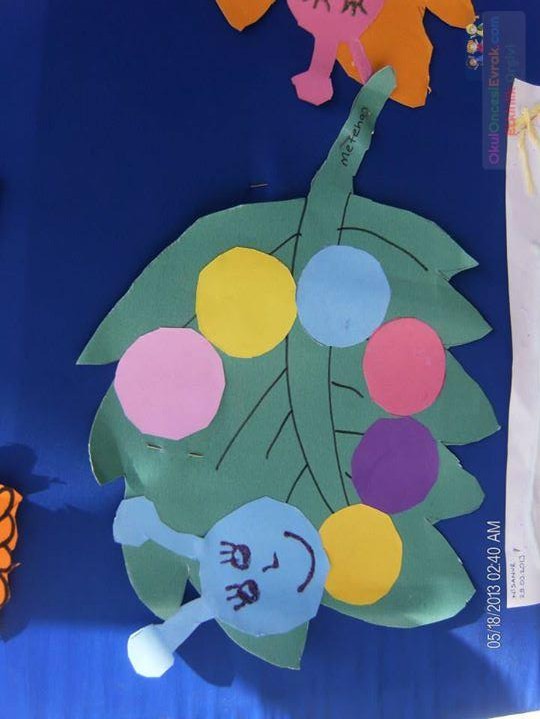 Kağıt katlama buruşturma, yuvarlama, sulu boya  (92)