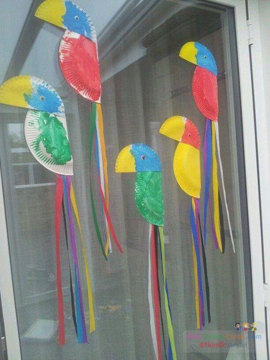 okul öncesi kağit işleri ,duvar süsü ,suluboya çalişması (301)