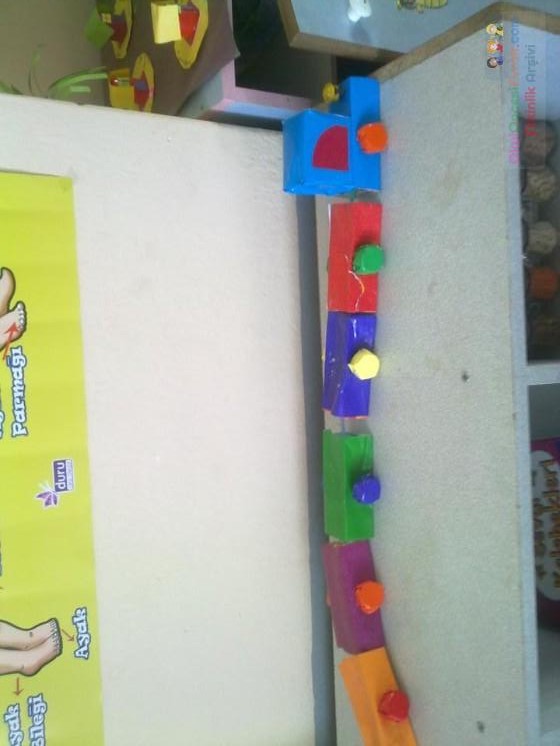 okul öncesınde kağit işler, duvar süsü ,davetiye kartları ,suluboya  çalişması (5788)