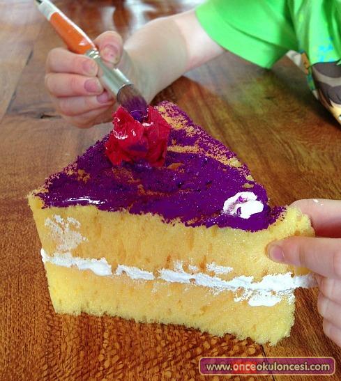 Paint-sponges-to-make-pretend-play-food