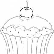 muffin-with-cherry-coloring-page