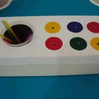 sanat etkınlığı ,boyama çalişması ,artık materyal (255)