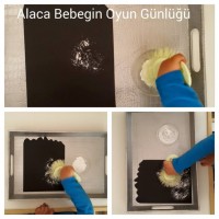sanat etkınlığı ,boyama çalişması ,artık materyal (483)