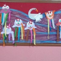 sanat etkınlığı ,boyama çalişması ,artık materyal (52)