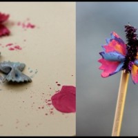 sanat etkınlığı ,boyama çalişması ,artık materyal (659)