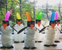 penguen şişeden