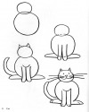 kedi  çalişması