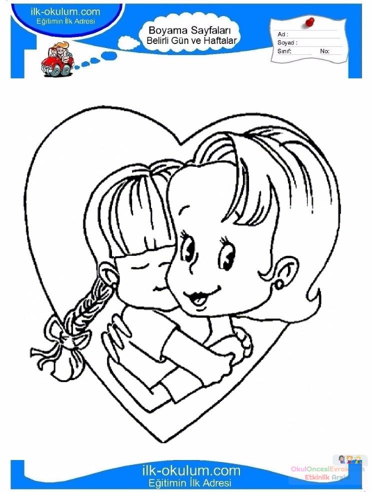 Anneler-Günü-belirli-gün-ve-haftalar-boyama-sayfası-10 | preschool activity