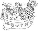 A-Bowl-of-Fruits-Coloring-Page