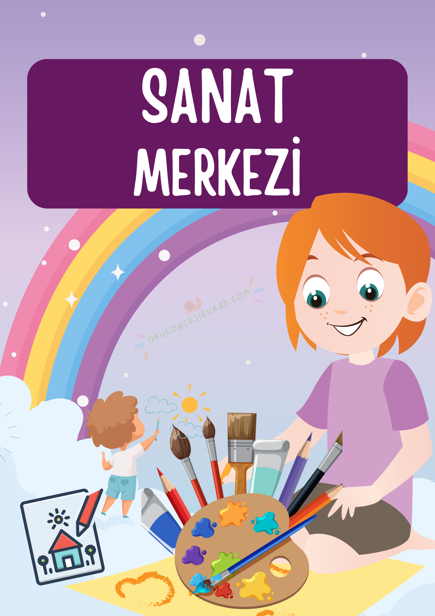 Sanat Merkezi: Eğitici Sanat Etkinlikleri İçin Görsel Materyal