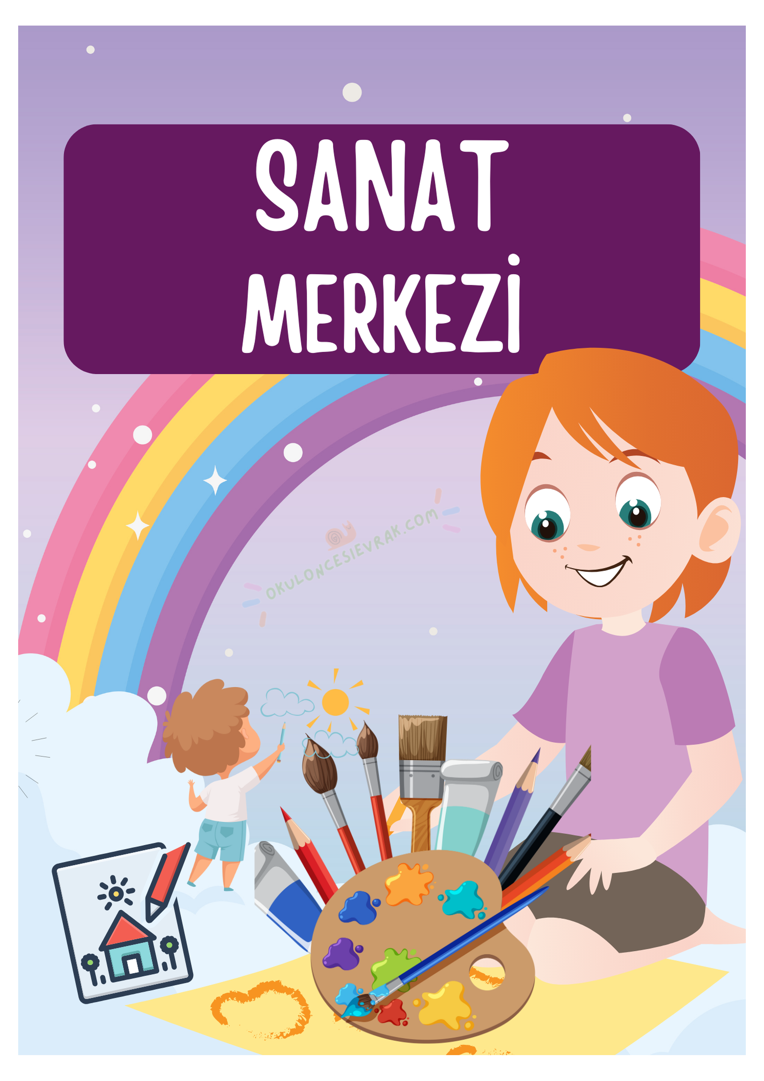 Sanat Merkezi: Eğitici Sanat Etkinlikleri İçin Görsel Materyal