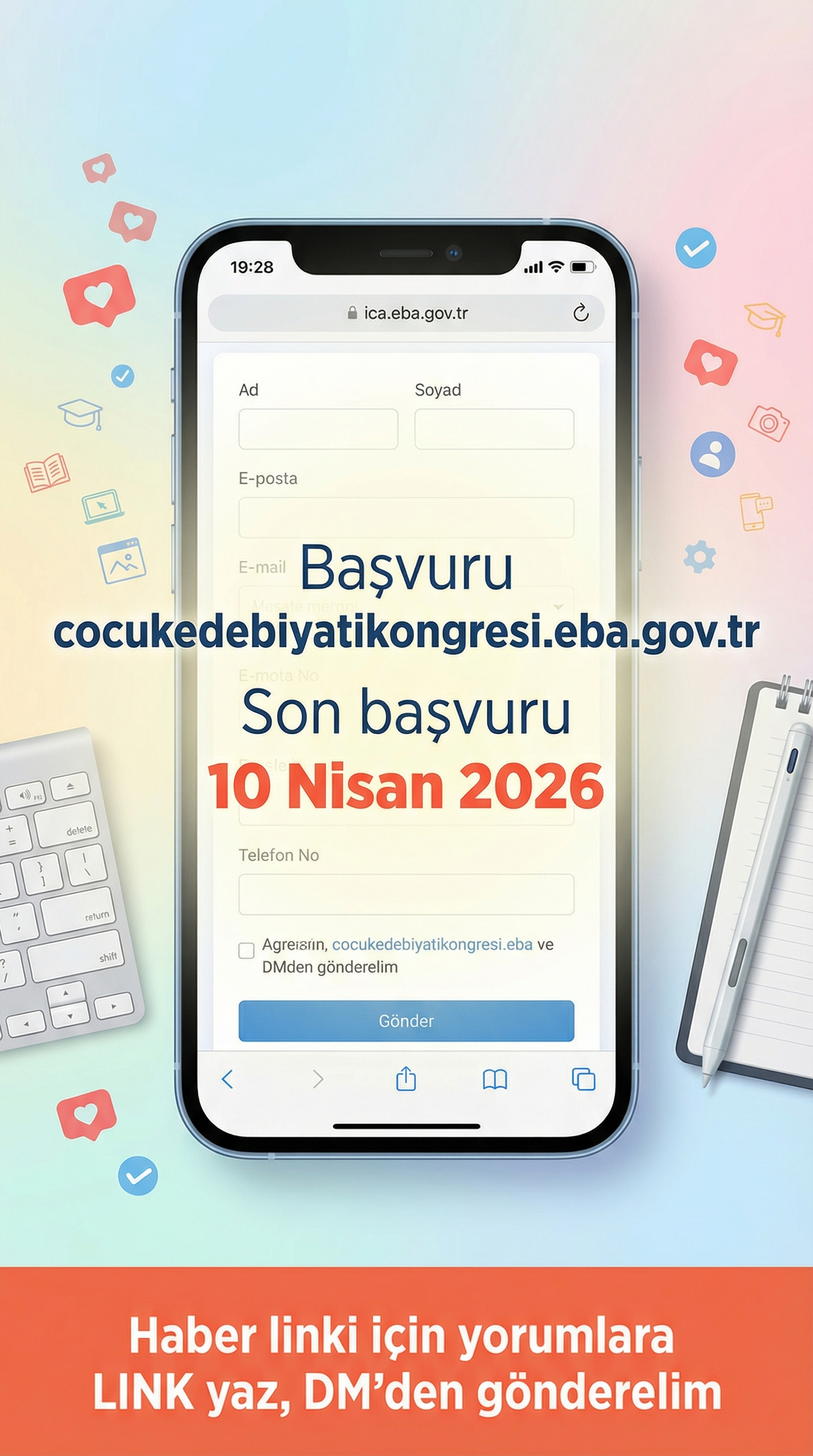 Çocuk Edebiyatı Öğretmen Kongresi Başvuruları