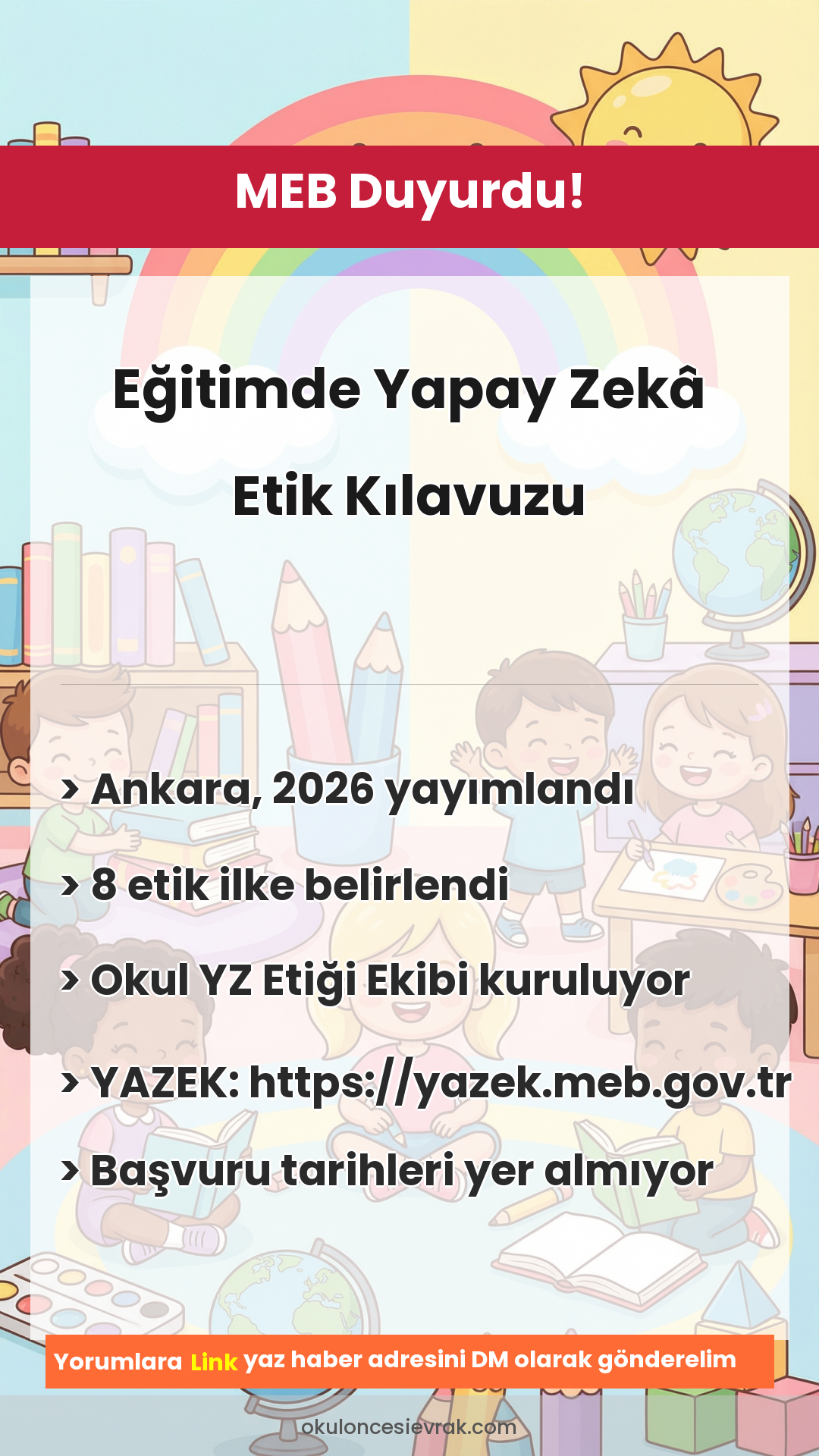 Eğitimde Yapay Zekâ
Etik Kılavuzu