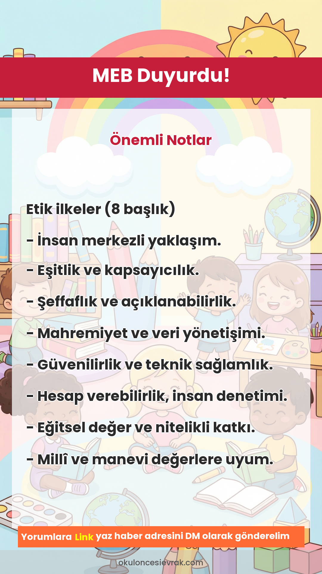Eğitimde Yapay Zekâ
Etik Kılavuzu